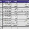 کد رهگیری بسته های ارسالی 26 خرداد ماه 1400