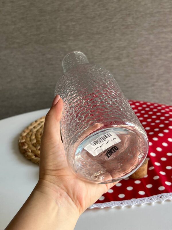 بطری آب شیشه ای دنیز- مدل گلوریا کد 1045