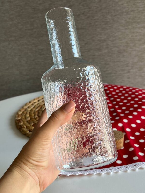 بطری آب شیشه ای دنیز- مدل گلوریا کد 1045